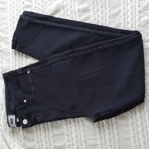 Paige Size 31 Hoxtan Ankle Dark Indigo Navy Blue to Black Skinny Jeans New